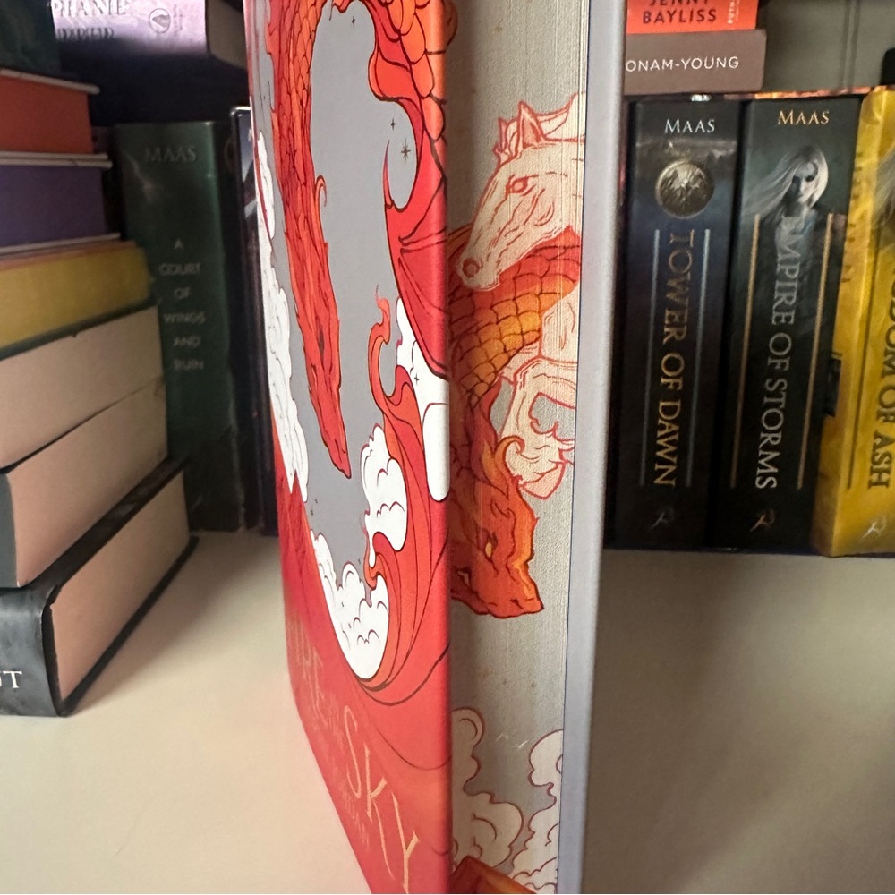 A Fire in the Sky Fairyloot Edition Signed by the Author Sprayed Edges - Picture 3 of 9